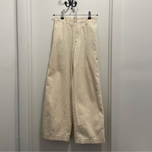 Uniqlo white/cream corduroy pants